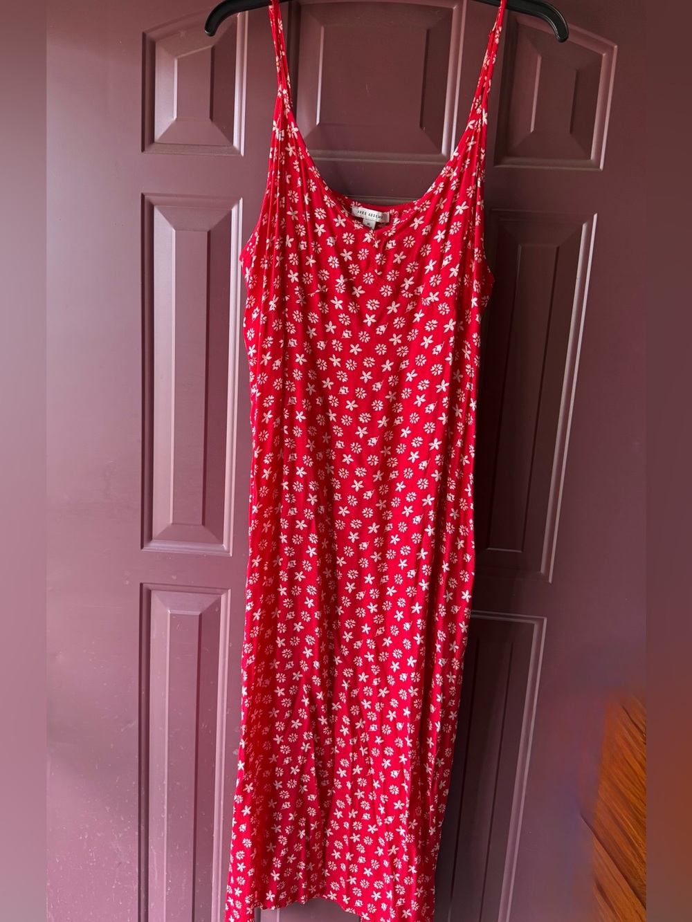 Women’s Red & Cream Floral Dress